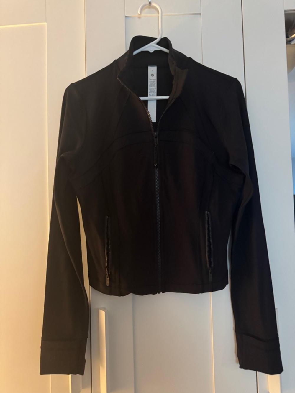 lululemon athletica Lululemon Women's Align Black Zip-Up Jacket, Size 10
